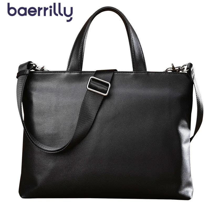 

New Pattern Handbag Genuine Leather Briefcases Men Handbag High-capacity Laptop Bag Luxury Brand Men Shoulder Bag Crossbody Bags