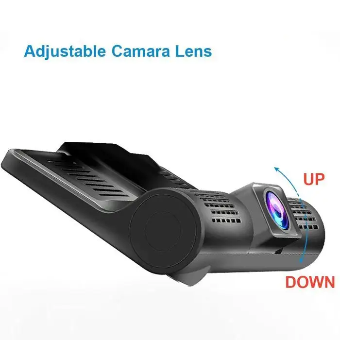 ABS Dash DVR Автомобильный видеорегистратор с 3 линзами для вождения 800x480 пикселей 2 5