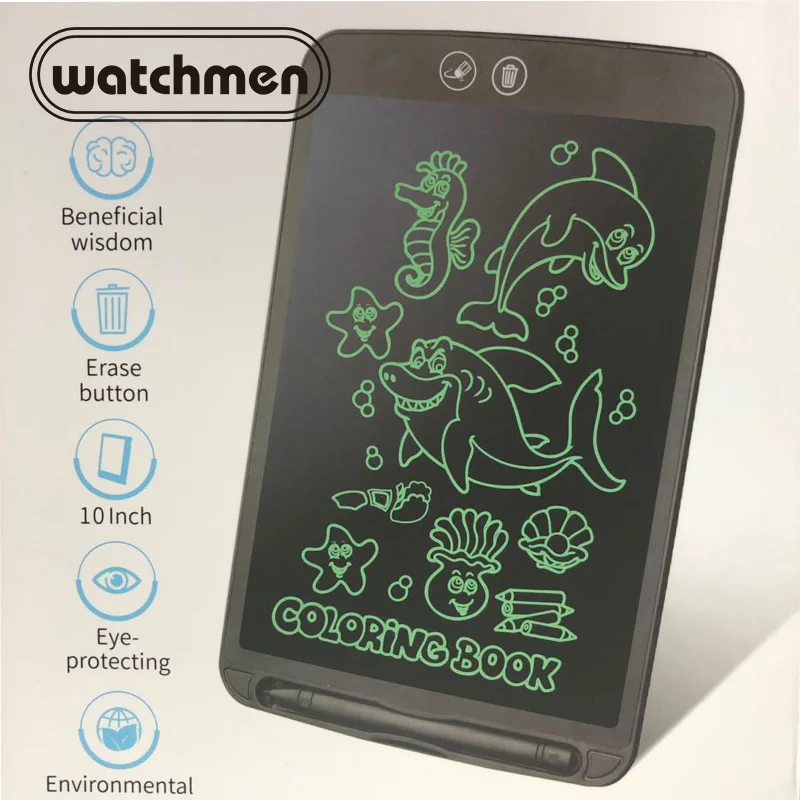 

LCD Writing Tablet 10 inch Digital Drawing Electronic Handwriting Pad Message Graphics Board Kids Writing Board Partial remove