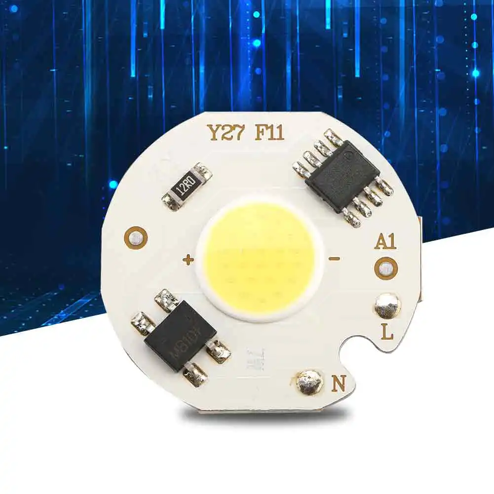 

led light Bead e27 10PCS AC220V 7W High Bright Integrated Chip Light Source COB Bead Spotlight Bulb led lampen