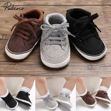 ¡Novedad de 2019! zapatos de suela blanda para bebé recién nacido, zapatillas de algodón para cuna, zapatos deportivos informales cálidos para primeros pasos de 0 a 18 meses