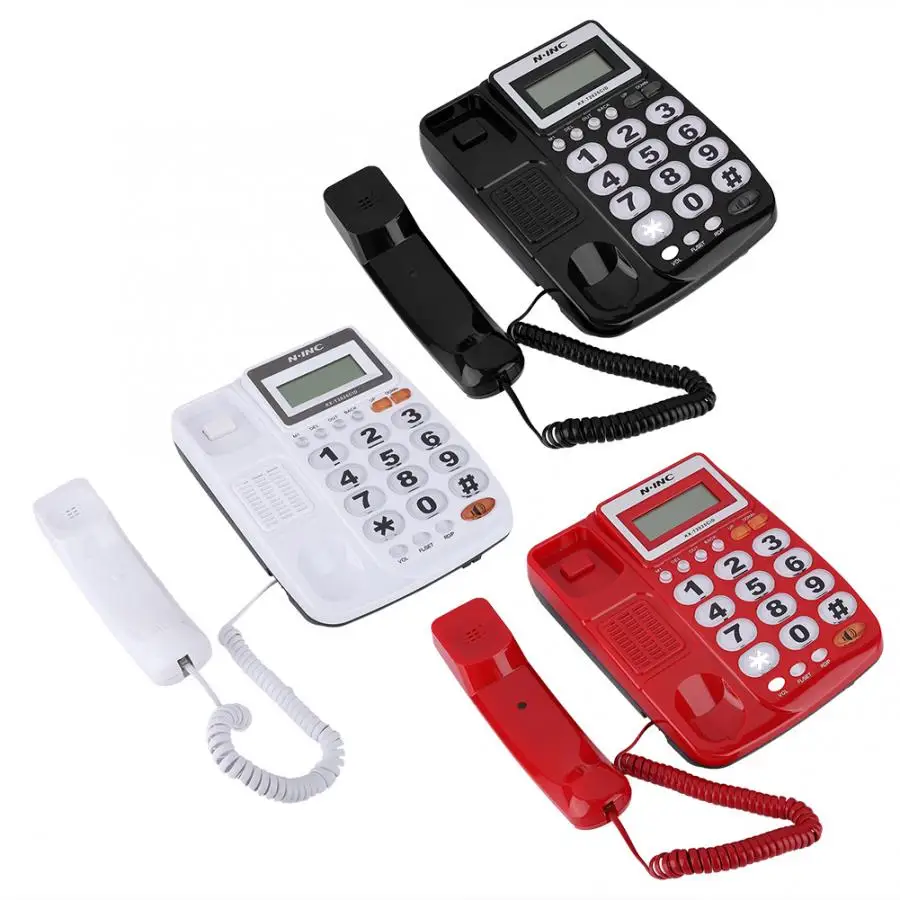 

Desktop Corded Landline Telephone With Caller ID Display With Speakerphone for Home Office Desk Phone