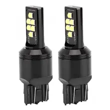 12SMD 1 par 7443 LED Branco Luzes de Freio Do Carro de Parada Vire Sinal de Inversão de Backup Lâmpada Lâmpada Luz de Freio