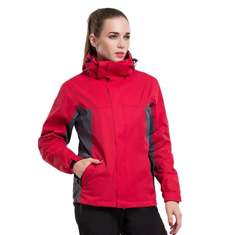 

Men Women 2 In 1 Waterproof Hiking Mountain Climbing Jacket Outdoor Sport Windbreaker Warm Fleece Ski Wind Coat Winter