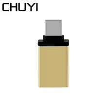 CHUYI type-C Мужской к USB 3,0 Женский конвертер USB C 3,1 OTG концентратор адаптер для Macbook PC Аксессуары