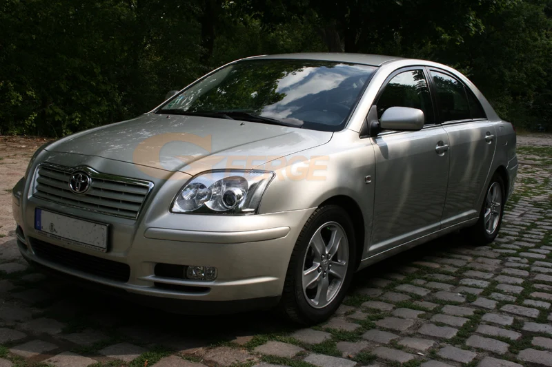 Для Toyota Avensis T25 2003 2004 2005 отличный RF Bluetooth контроллер многоцветный ультра яркий RGB комплект светодиодов «глаза ангела»