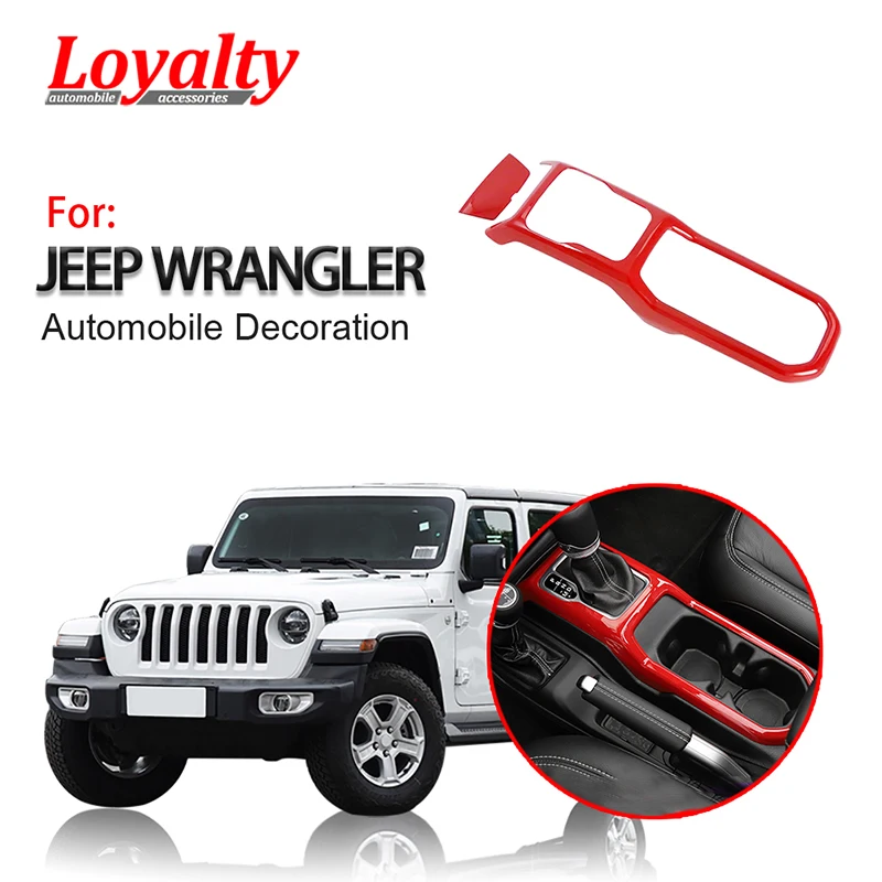 Лояльность для Jeep Wrangler JL 2018 2019 внутренняя консоль Шестерня переключения передач