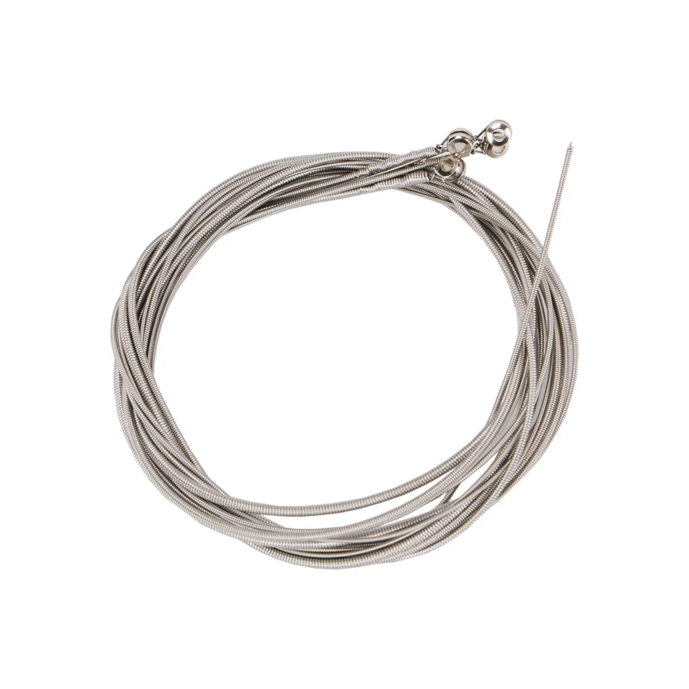 

4 Pcs Stainless Steel Bass Strings Bass Guitar Parts Accessories Guitar String Silver Plated Gauge Bass Guitar Music Accessories