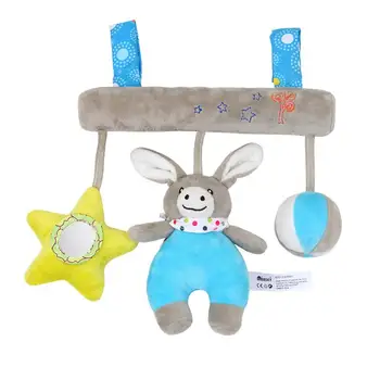 

Cartoon Sound Music Box Multi-Functional Baby Car Hanging Toy Plush Bed Hanging Bell Baby Bed Plush Hanging Bell Vocal Music Box