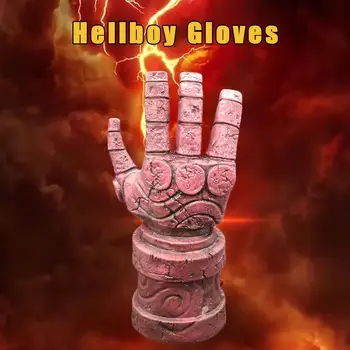 

Hellboy Gloves Mask Slipknot Band Mask For Halloween Cosplay Party Bar Entertainment Cool Venues Movie Character Props 1Pcs