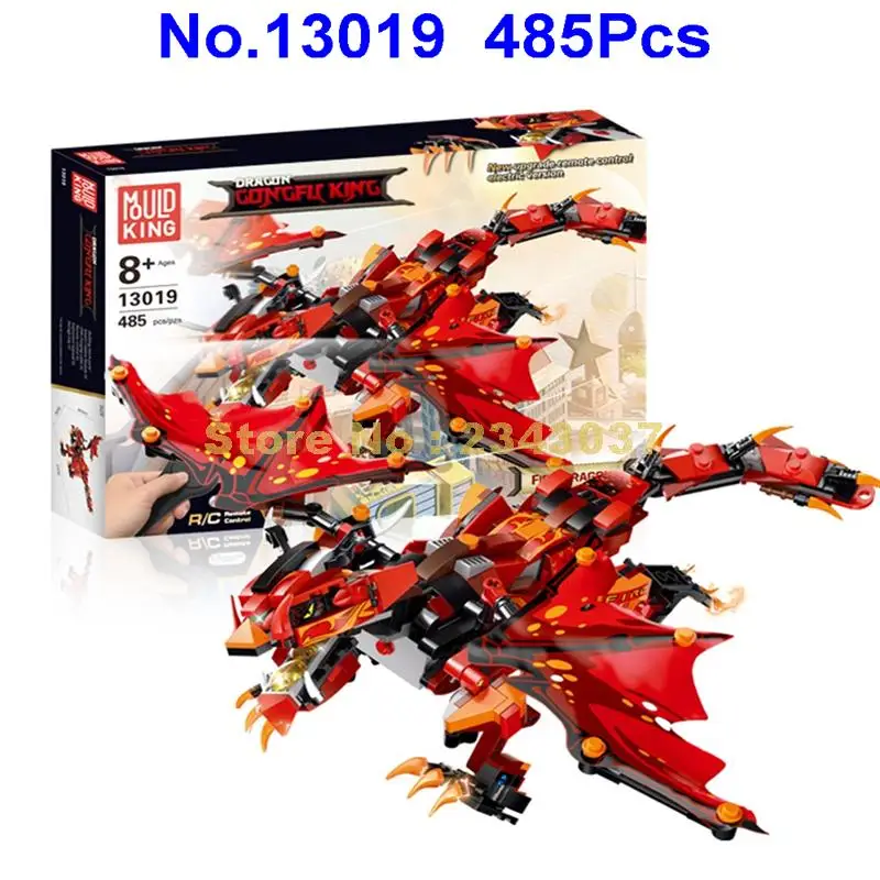 Buy 13019 485pcs Remote Control RC Storm Red Dragon USB Electric Building