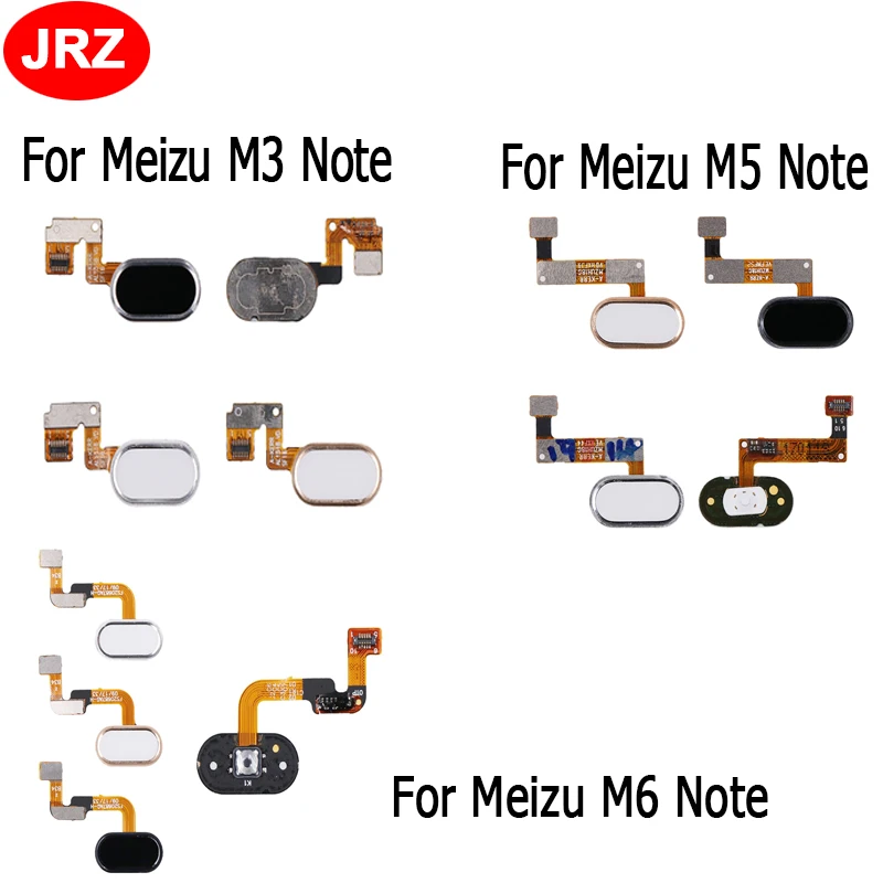 

For Meizu M5 Note M6 Note Home Button Fingerprint Flex Cable Ribbon For Meizu M3 Note Button Identification Sensor Flex Parts