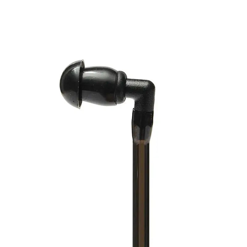 5 шт. гибкая черная Весенняя Воздушная трубка замена Walkie Talkie наушник катушка акустическая воздушная трубка+ 5 шт. затычки для ушей