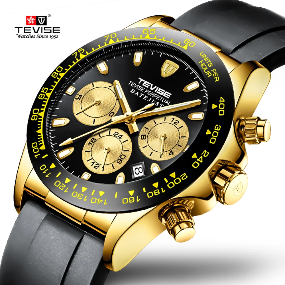 

TEVISE T838A Business Men Automatic Mechanical Watch Women Watches Fashion Casual Luminous Hands 3ATM Waterproof Male Wristwatch