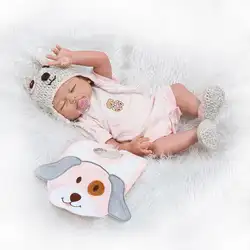 10 дюймов Bebe Reborn закрытые глаза кукла унисекс детская Реалистичная мягкая кукла игрушка Playmate одежда коллекционные вещи Детская кукла