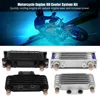 Motorcycle Oil Cooler Durable Parts Motorcycle Engine Oil Cooler Oil Cooling Radiator System Kit for Honda CB CG 100CC-250CC ► Photo 2/6