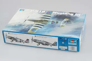 

Trumpeter 1/32 RAF Mustang III P-51B/C Fighter Aircraft Model Kit 02283 Airplane