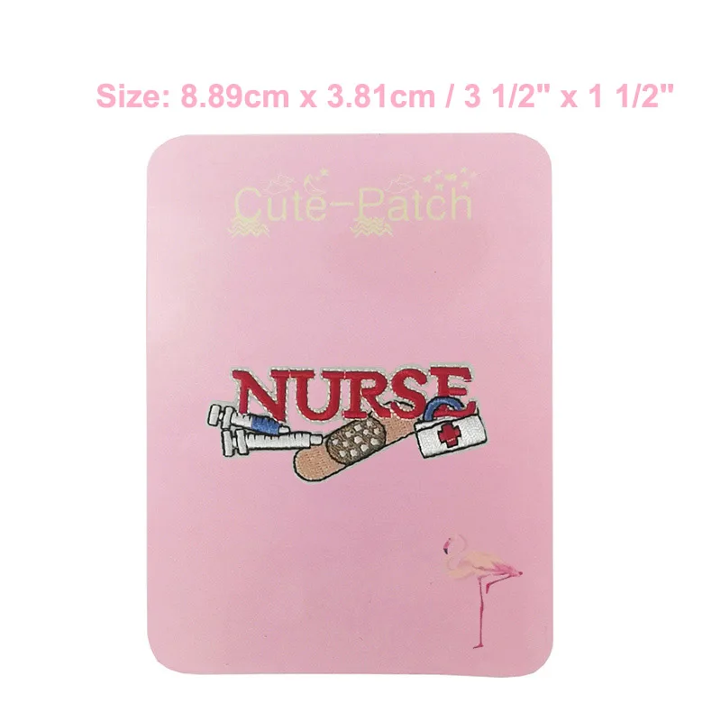 

Needle Bandaid First Aid Nursing Medical MEDIC Nurse patches for clothing cap hat backpack Embroidered Iron On Applique