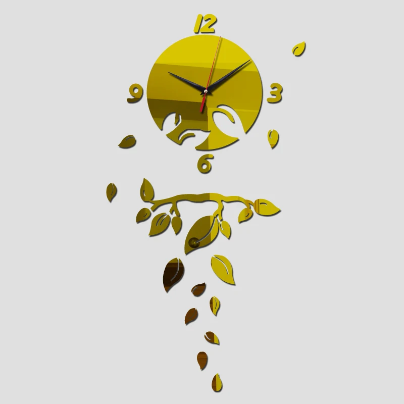 New Diy Quartz Watch Clocks Multi-piece Set Needle Living Room Modern Sun Decorative 3d Diy Mirror Wall Clock