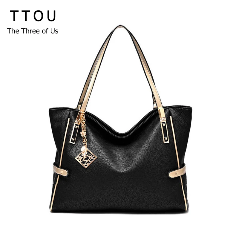 Beste TTOU Vrouwen Kwastje Casual Tote Elegante Dames Handtas Pu Lederen Schoudertas Grote Capaciteit Hand Tas Forenzenzak Vrouwelijke