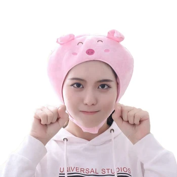 

1 pc Realistic Cute Funny Novelty Creative Animal Soft Plush Toy Pig Hat Headgear Headwear Cap for Party Show