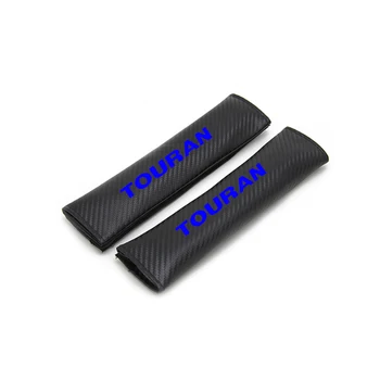 

For VW Volkswagen Touran Reflective Safe Seat Belt Cover Car Seat belt shoulder Pads Car Styling Auto Parts 2pcs