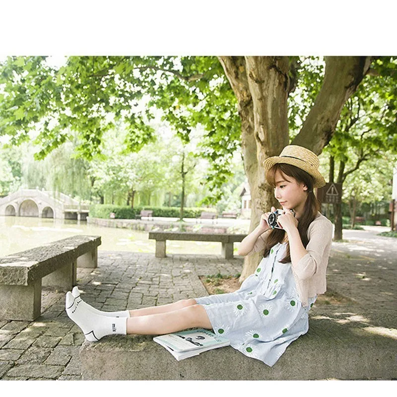 Смешные носки Харадзюку уличная одежда Calcetines Mujer Divertido корейский стиль женские