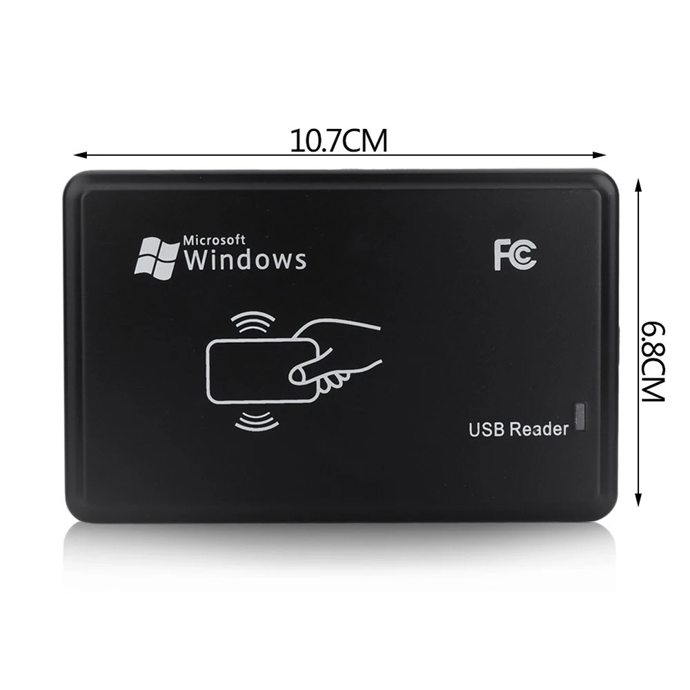 Устройство RFID EM с кабелем USB 125 кГц 5 ключей EM4305 и кардридером T5577|Считыватели