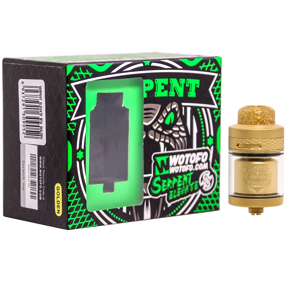 Оригинальный атомайзер Wotofo Serpent Elevate RTA 24 мм для восстановления капель емкостью 3 5