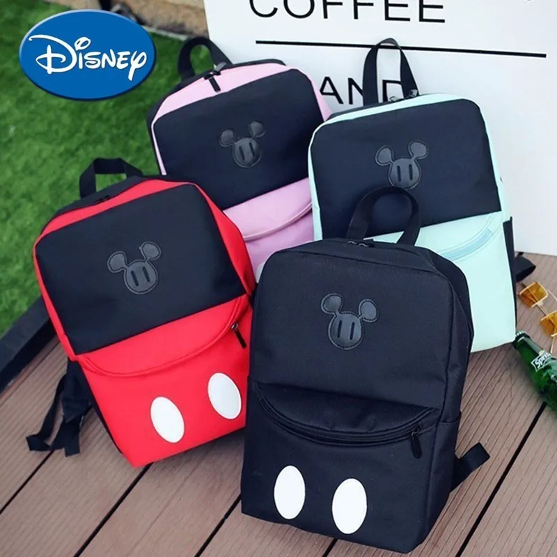 

Disney Baby Diaper Bag Cartoon Mickey Baby Bag Large Capacity Maternity Nursing Bag Fashion Multi-color Mummy Backpack