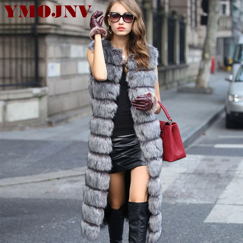 Donna Senza Maniche Gilet Giacca Caldo Pelliccia Sintetica Addensare Cappotto