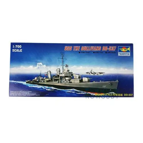 Trumpeter 05731 1/700 USS Navy Sullivans DD-537 модель эсминца военный корабль лодка комплект