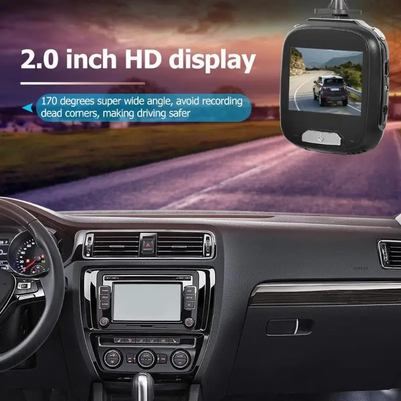 

H08 2 inch 1080p Car DVR Camera Dual Lens Dash Cam Driving Video Recorder Car Electric Hidden Car Multimedia player New