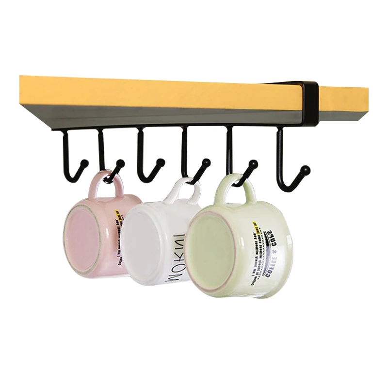 Multifunction Cupboard Hanging Hook Storage Holders Racks Household Kitchen Hanger Bathroom Sundries Shelve Accessories Products