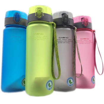 

560ml/850ml High Quality Portable Water Bottle With Rope Leak-proof Durable Drinkware Outdoor Sports Bottles Bpa