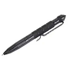 Профессиональная тактическая ручка для защиты самолета, алюминиевая ручка для самозащиты со стеклянным выключателем, многофункциональный инструмент для выживания