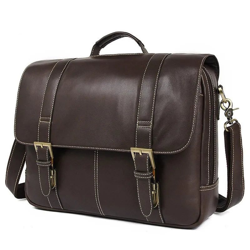 

Leather Briefcases Men Business Briefcase Genuine Leather Briefcases Men Handbag Leather Laptop Bag Casual Man Bag Shoulder Bags