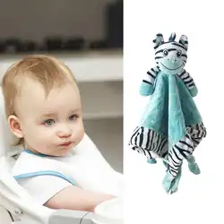 Мягкая плюшевая игрушка зебра пустышка успокаивающее полотенце для ребенка и детей Детские пустышки, чтобы успокоить успокаивающее