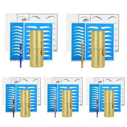 Микроблейдинг татуировка бровей и губ иголка для пигмента тренировочные шаблон ручка набор