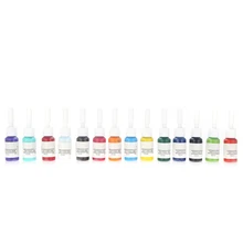 Новые 14 шт 5 мл/бутылка натуральные чернила для татуировки растений долговечные краски для тела пигмент полупернамент макияж чернила