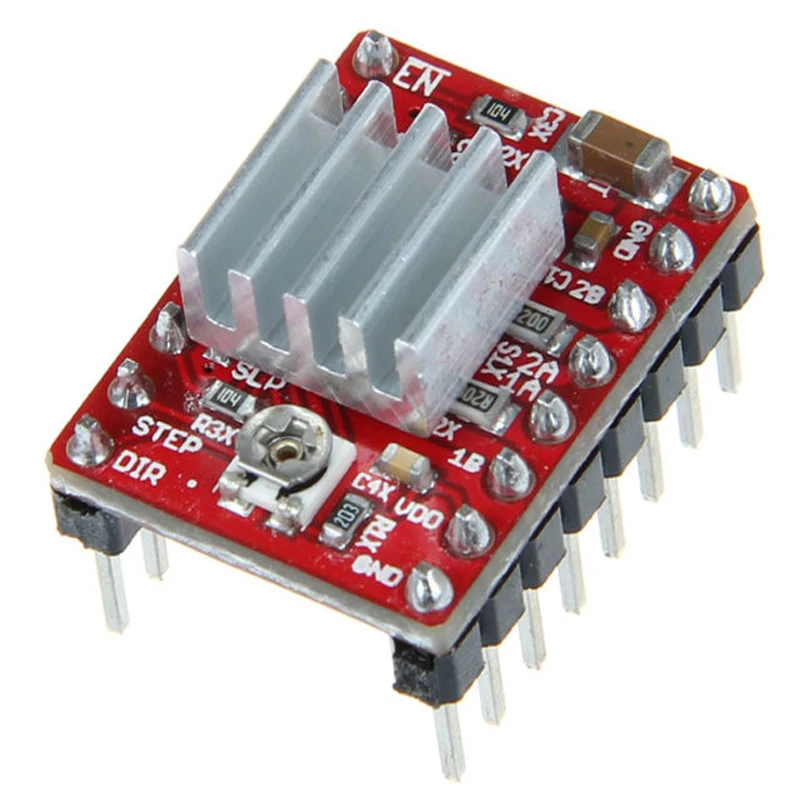 

5Pcs A4988 Stepper Motor Driver Module 1.5x2mm Stepper Motor Driver 3D Printer Polulu StepStick RAMPS RepRap