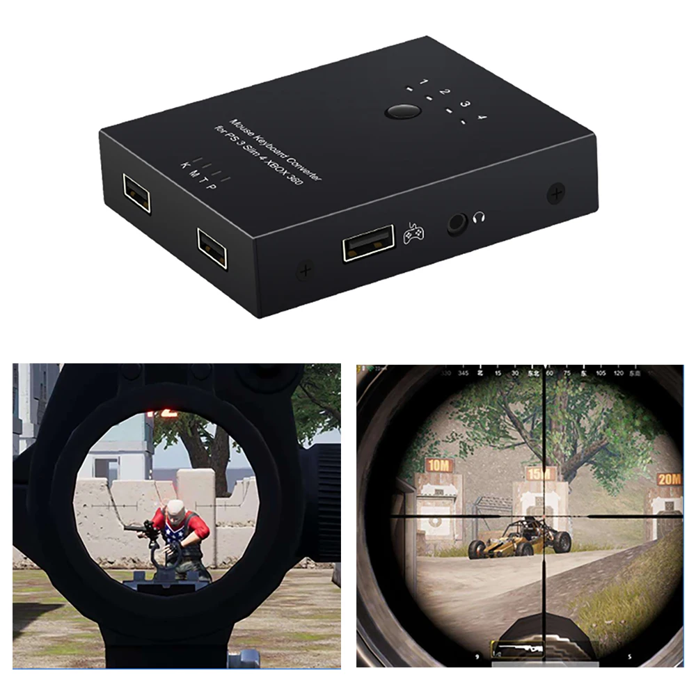

Mouse Controller Game Controller Plug Keyboard Adapter Portable Converter Compatible With Sony PS4/PS3/Xbox One 360/FPS