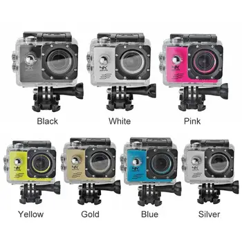 

4K Action Camera DV Sports Cam With Remote Control/ Helmet Base WIFI 1080P 16MP 4X Zoom Helmet 30m Waterproof Underwater