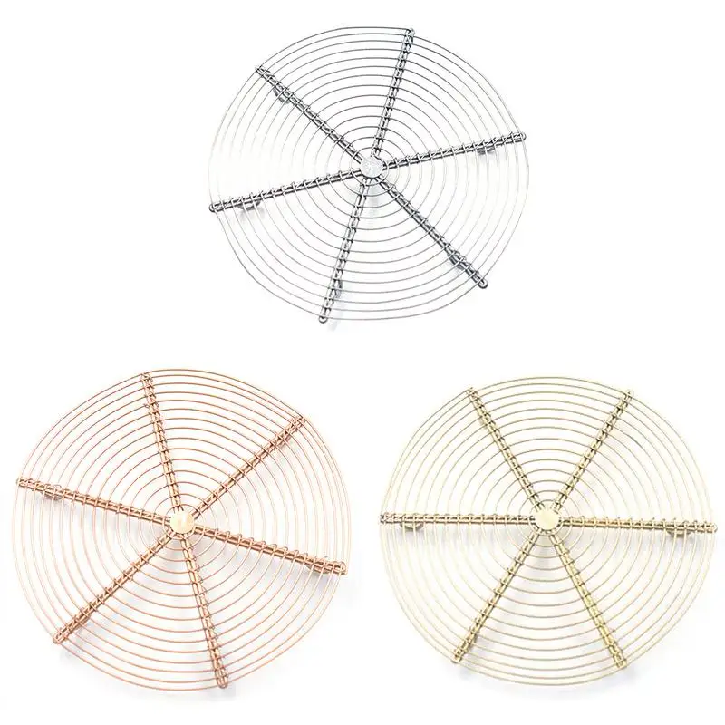 

Stainless Steel Round Drinkware Holder Bottle Placemat Mat Tableware Heat Sink Tray Baking Drying Rack Decoration For Kitchen