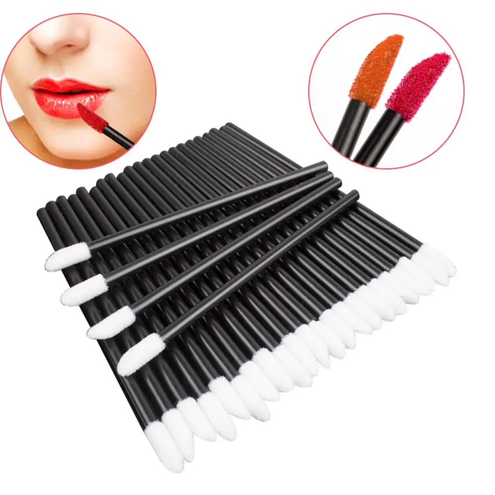 XY Fancy 200 шт./компл. одноразовые кисти для губ мягкая Кисть для макияжа для помады палочки для нанесения блеска на губы