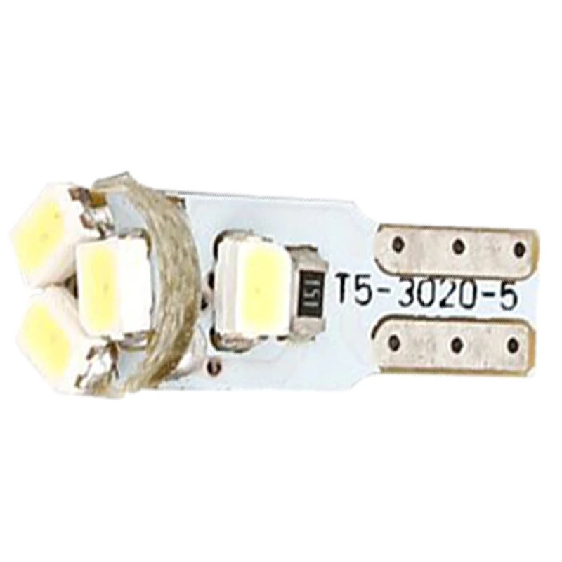 6 шт. T5 3020 белый 5 светодиодный приборной панели лампы боковые огни лампы Внутренние
