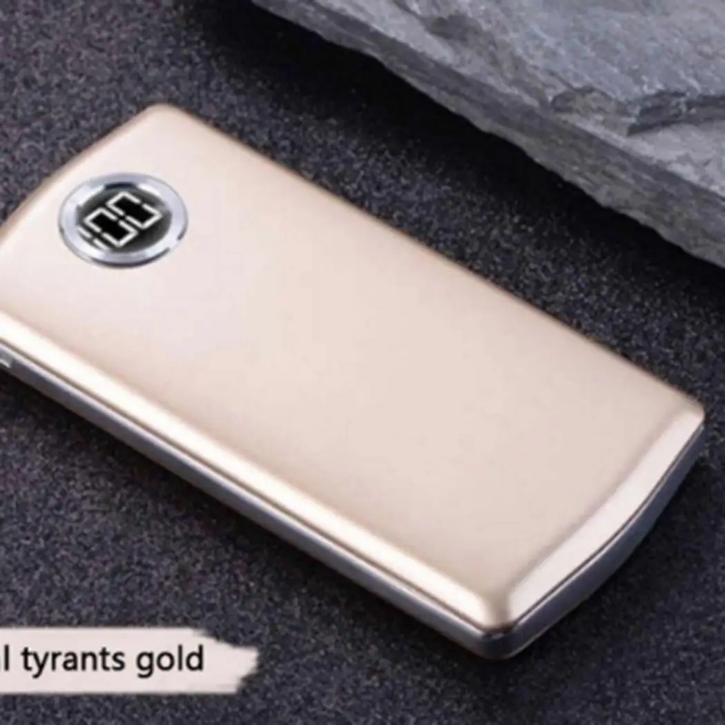 

2018 Original Indicator Display 8000mah Power Bank Li-Polymer Battery Dual USB Ports Phone Charger