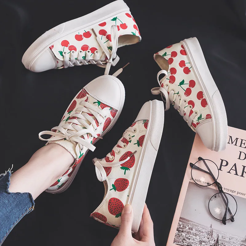 

Study Birthday The Department Of Korean Ins Lovely The Wind In Hong Kong Small White Board Shoe-MLZ