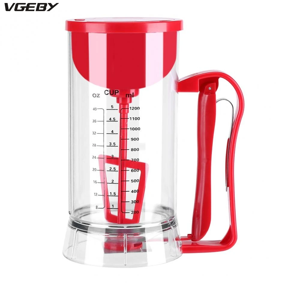 

High-quality Cordless Electric Battery Powered Mixer Dispenser Pancake Cupcake Waffle Batter Maker Machine kitchen baking tool
