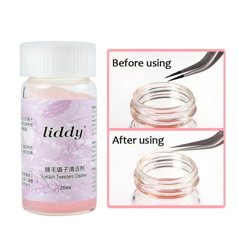 

20ML Eyelash Tweezers Cleaner Special Glue Removal Strong And Rapid Sterilization Safe And Efficient Professional Tools